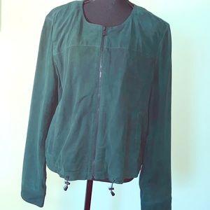 Neiman Marcus Suede Leather Jacket - XL